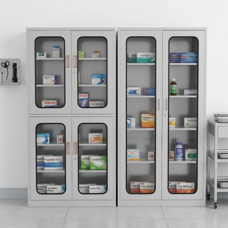 Stainless Steel Pharmacy Cabinet